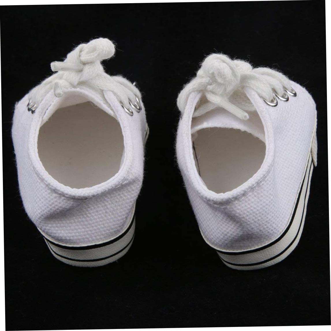 1 Paio di Scarpe da Bambola Bianche Scarpe da Skateboard Casual Calzature per Bambole da 18 Pollici Giocattoli per Bambini Giocattoli E Giochi.