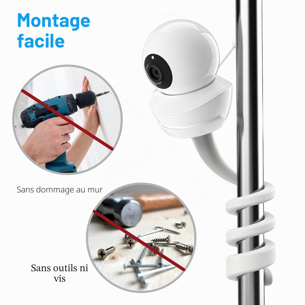 Support de moniteur pour bébé Babysense S2/V43