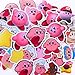 PMSMT 40 Stück/Packung Cartoon Kirby Star PVC Dekorative Aufkleber für Koffer Skateboard Laptop Gepäck Telefon Auto DIY Label Aufkleber Spielzeug