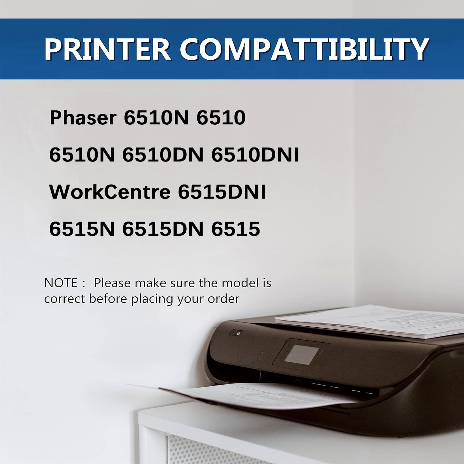 VICLABS Remanufactured 607K00930 Transfer Belt Assembly Replacement for 607K00930 607K00934 607K00935 Transfer Belt Assembly for use in Xerox Phaser 6510N 6510 6510DN 6510DNI WorkCentre 6515(1-Pack)