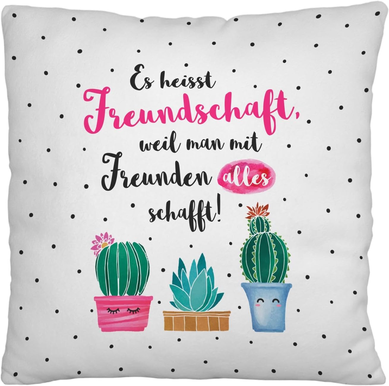 Sheepworld Kissen 'Schutzengel' - Deko-Kissen Mit Spruch 40x40 Cm