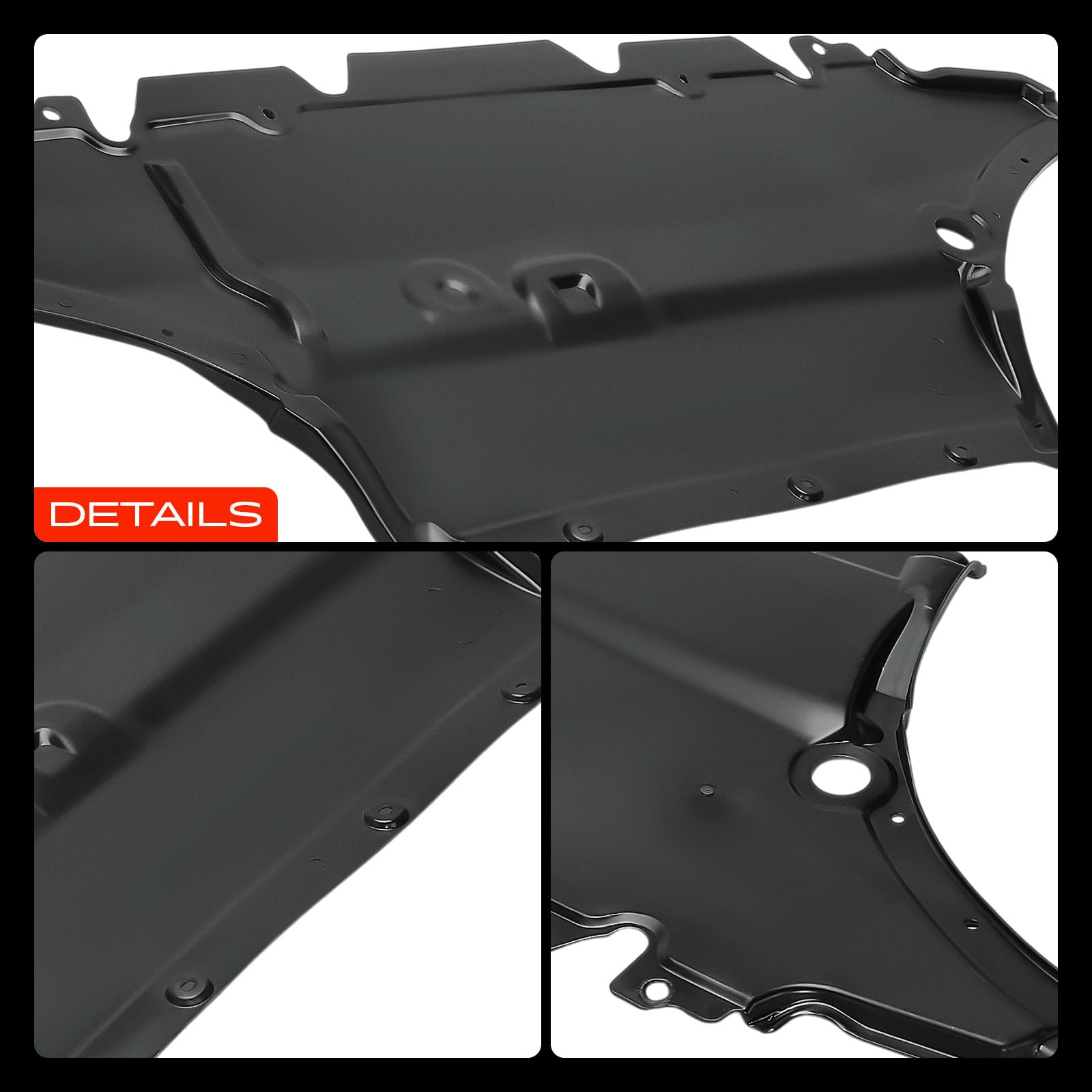 Frankberg Unterfahrschutz Tankschutz Motorverkleidung unten Kompatibel mit A4 8K2 1.8L-3.2L 2007-2012 A4 Avant 8K5 1.8L-3.2L 2007-2012 Replace# 8K0863821AF