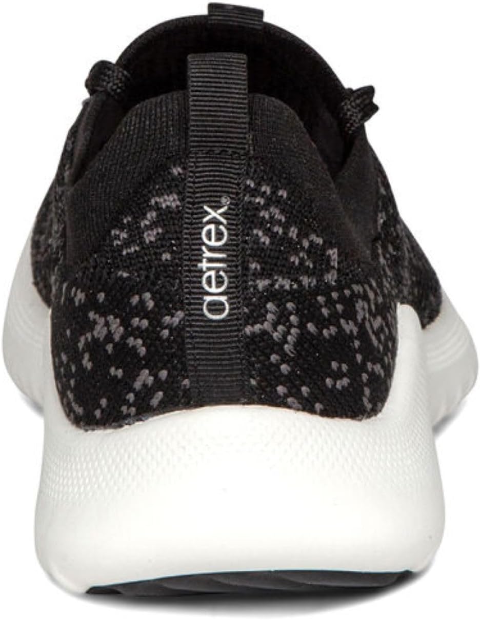 Aetrex Women's Carly Orthopedic Arch Support Knit Sneakers for Women- Plantar Fasciitis Relief Women Sneakers W/ Lace Up - Image 7