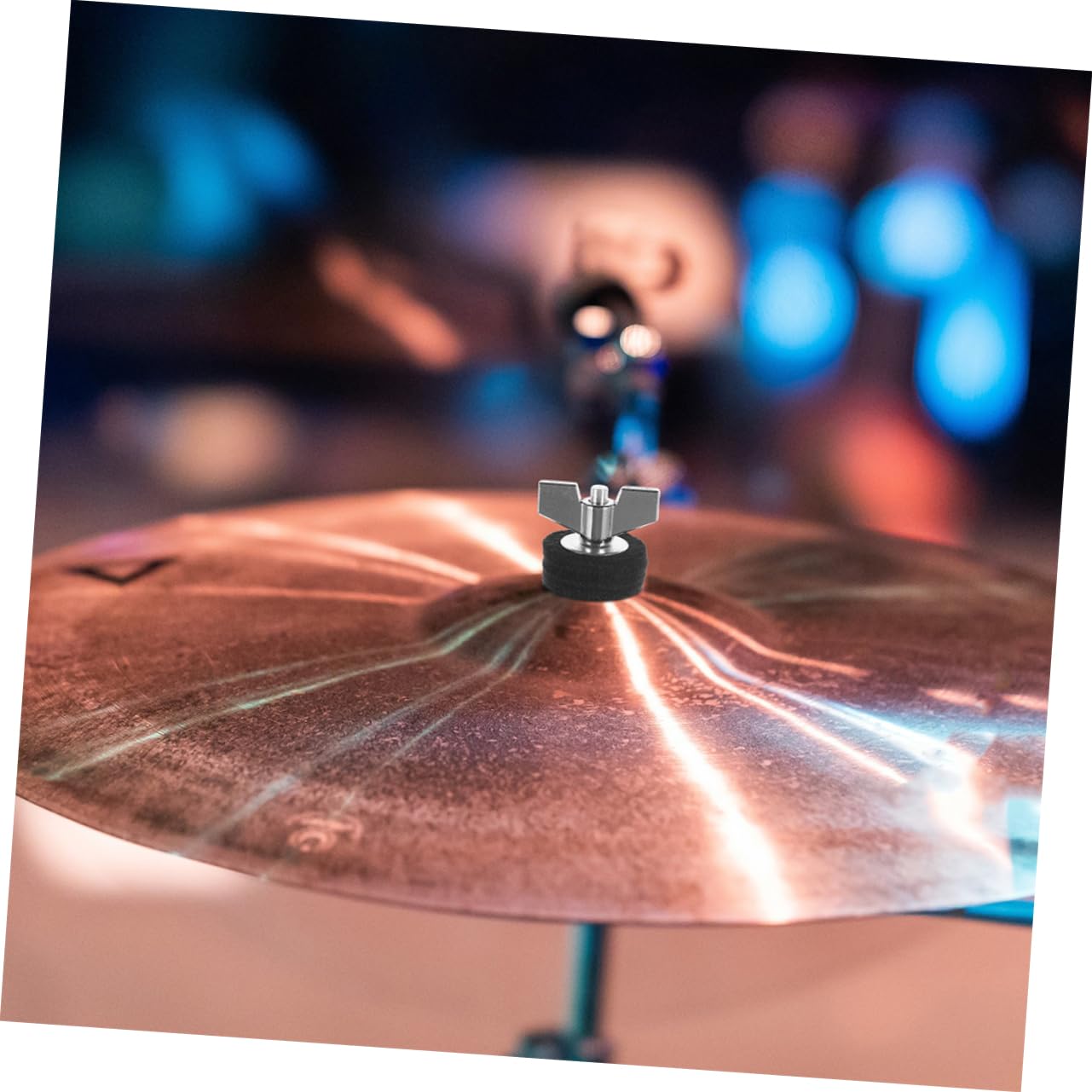 Abaodam Elevated Double Layer Cymbal Stacker 2pcs Aluminum Drum Stand Accessories Stacking Arm for Professional Drum Sets