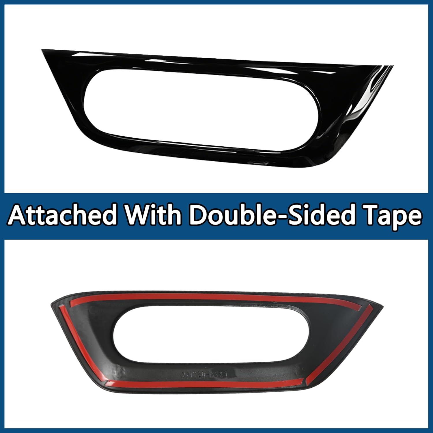 1 Pcs Center Air Conditioning A/C Switch Button Panel Frame Cover Trim for Chevrolet Trailblazer 2024-2026 Central Control Decoration Accessories (ABS Gloss Black)
