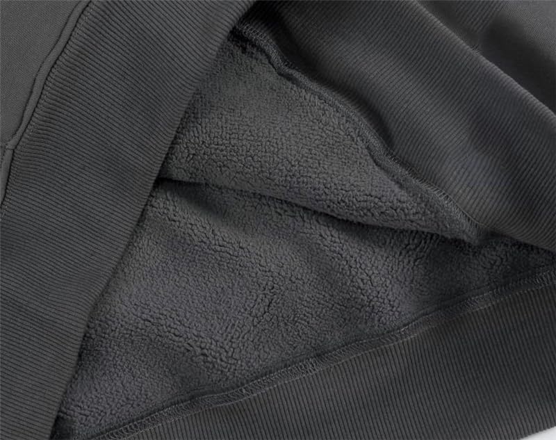 Dninmim Men's Hoodies Autumn Winter Casual Thick Cotton Solid Hoodies Sweatshirt4