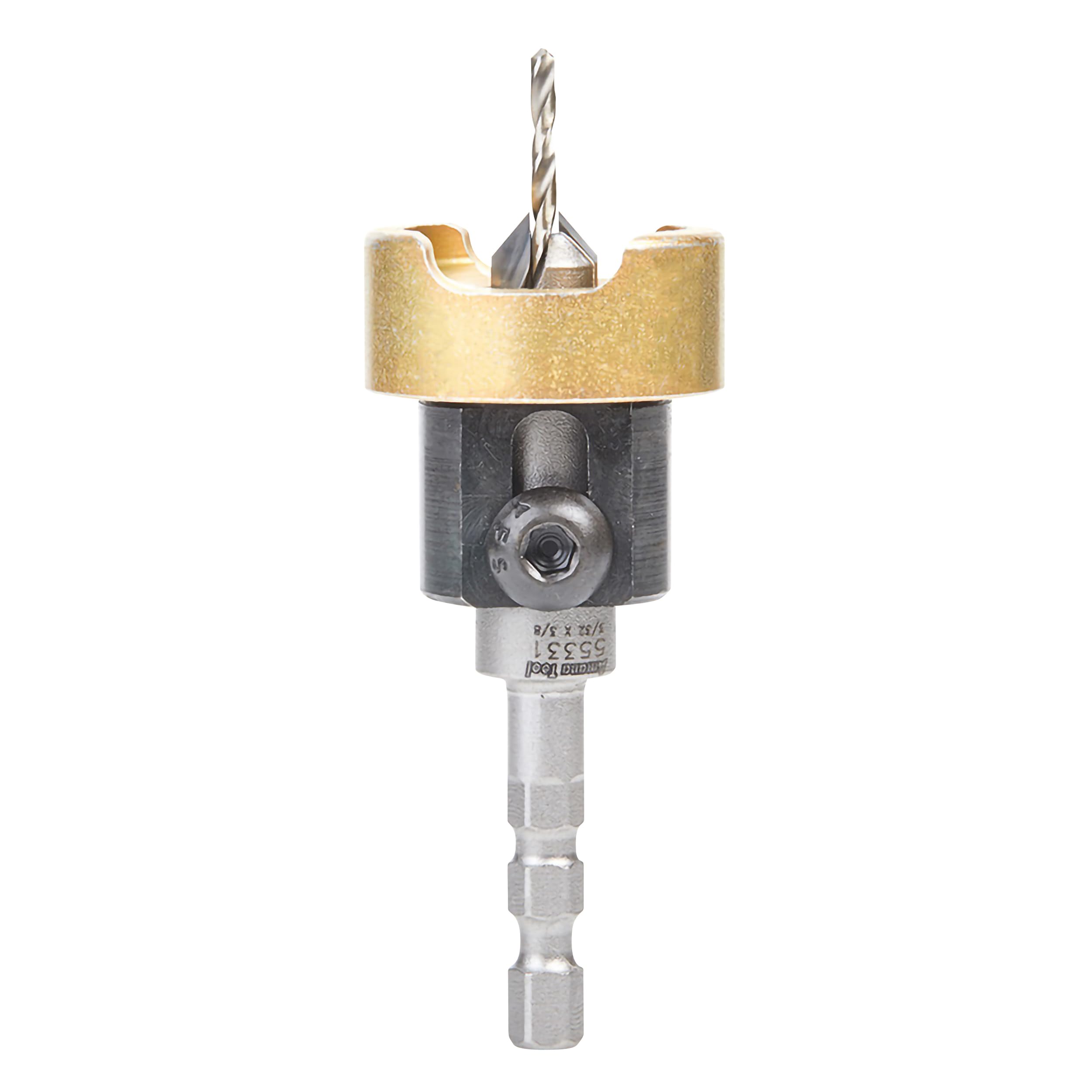 Amana Tool - 55331 Carbide Tipped 82° Countersink With Adjustable Depth Stop
