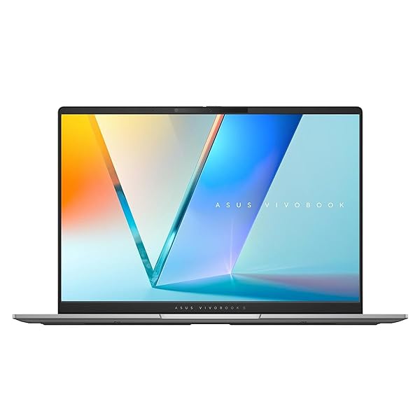 ASUS Vivobook S 14 OLED Slim Laptop, AMD Ryzen AI 9 365(10 Cores), 24GB, 1TB SSD, Customizable RGB Keyboard, Cool Silver, M5406WA-AH94