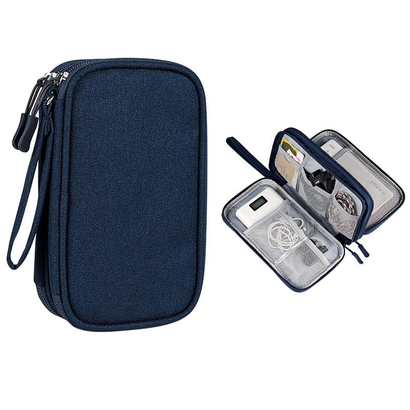  Travel Cable Organizer Pouch Cable Bag Electronic 