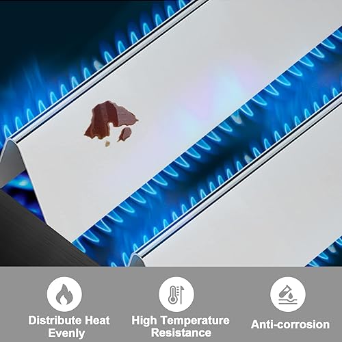 Miniatura 8 de Quemador de parrilla 69785 y placas de calor 7635 Spirit para E210, E220, S210, S220 Series con control frontal, piezas de repuesto de parrilla para