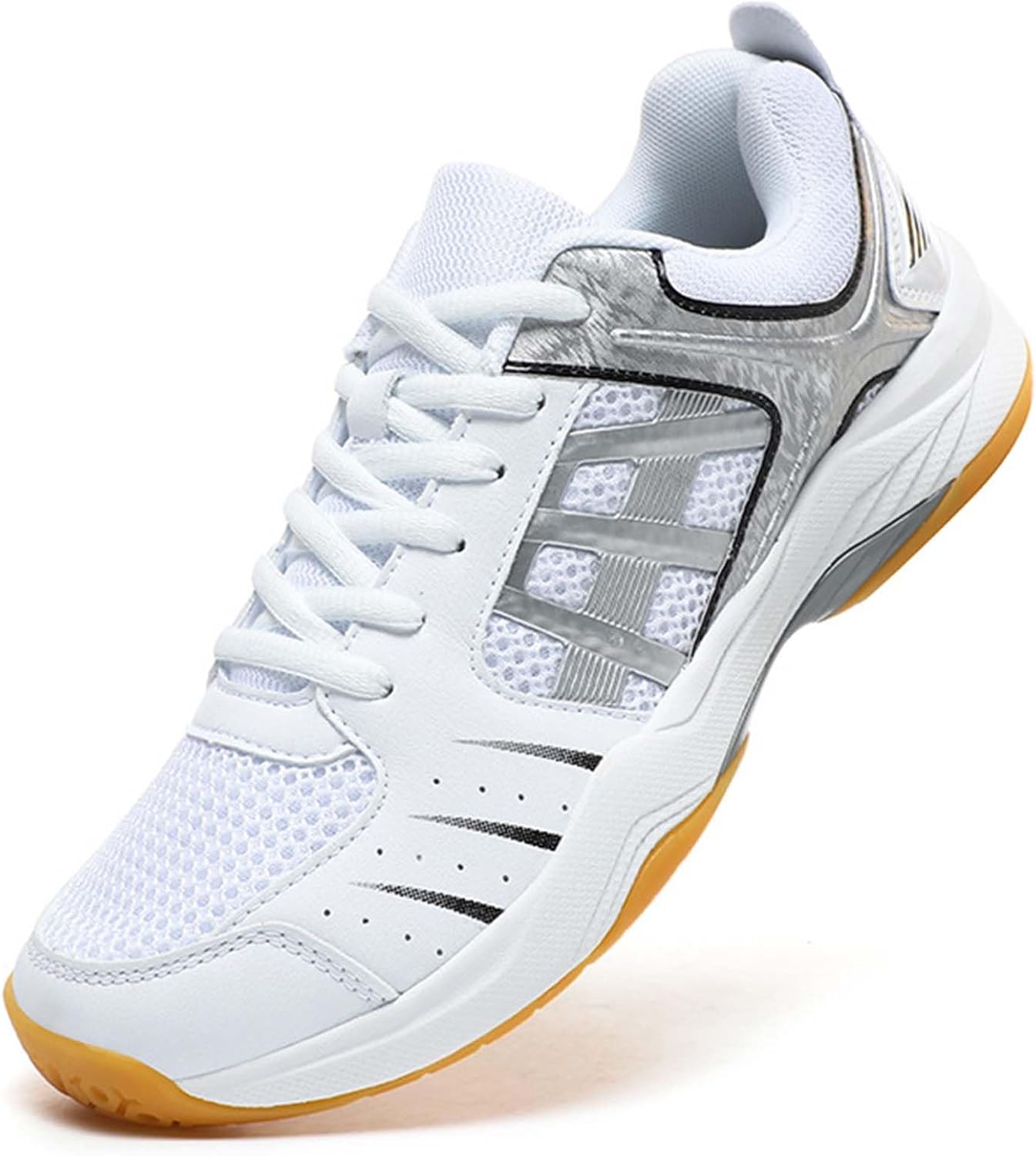 Mens Tennis Trainers Lightweight Badminton Indoor Court Shoes for Pickleball Volleyball Support Athletic