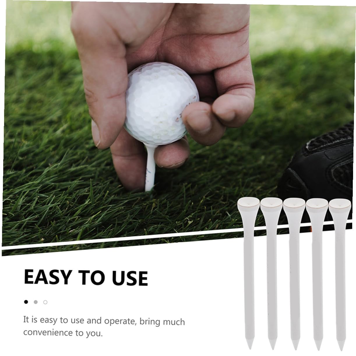 Hemobllo Soporte De tee Accesorios Ecológicos para Golfistas para Mantener Condiciones