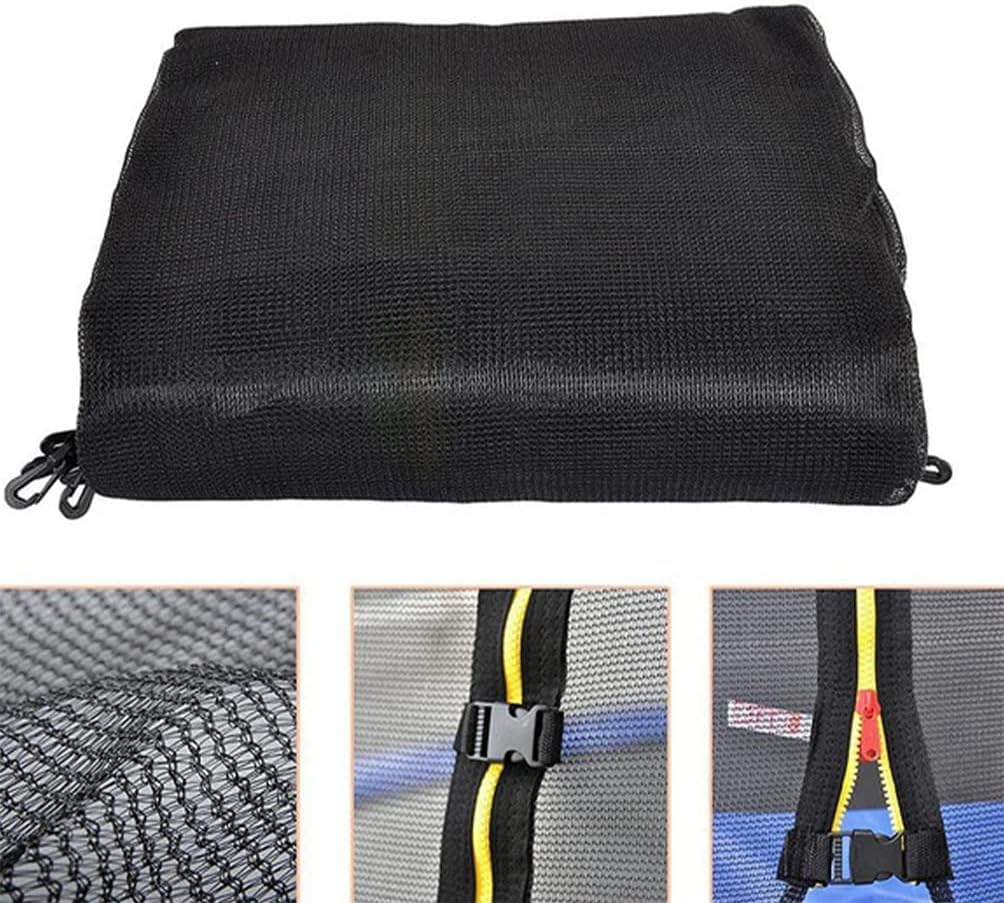 LXUKYG Trampoline Replacement Safety Enclosure Net for Round Frame 6 8 12 Poles Trampolines for Round Trampoline Accessories