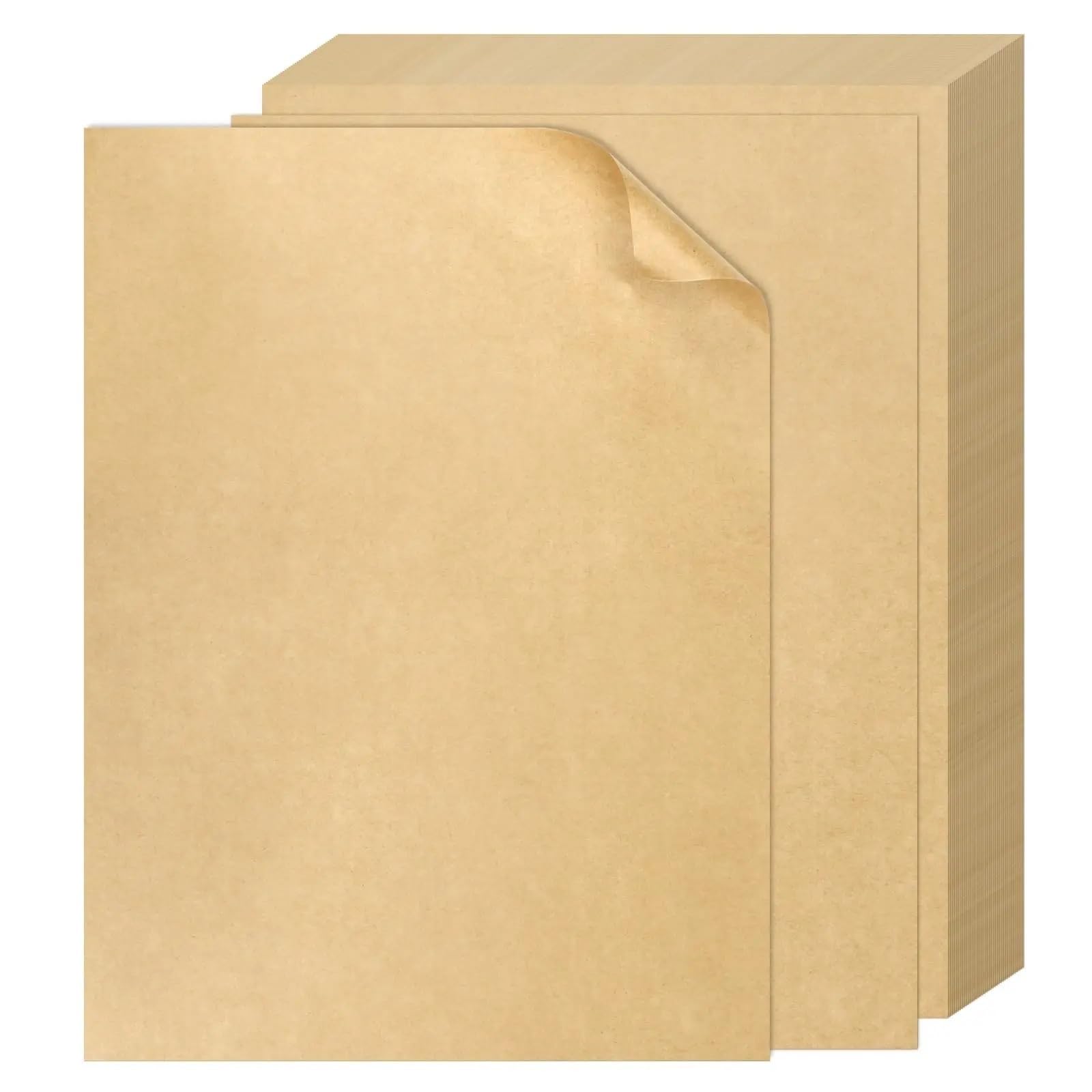 Papier Kraft Papier Kraft Papier à Lettre Brun Vintage Papier à Lettre Manuscrit Papier Kraft Imprimé(50x40cm 20pcs)