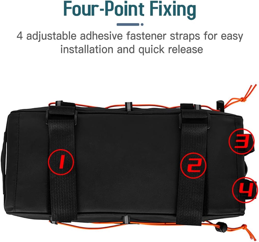 Bicycle bag, 3-in-1 Bike Rack Bag Trunk Bag Waterproof Bicycle Rear Seat Bag Cooler Bag with 2 Side Hanging Bags Cycling Cargo Luggage Bag Pannier Shoulder Bag