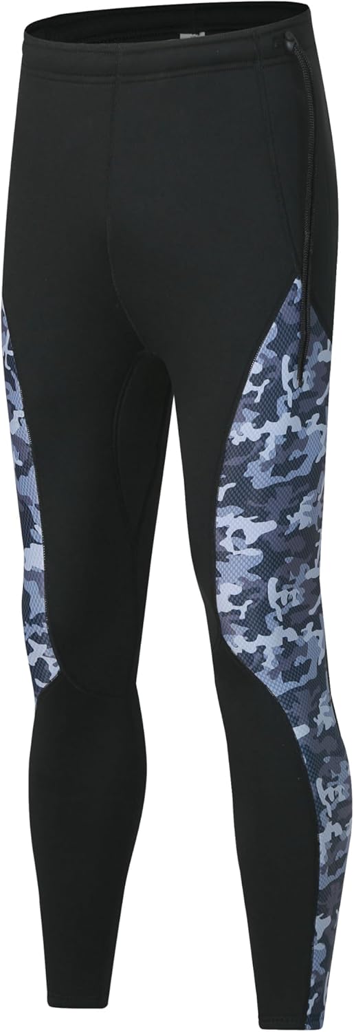 C-STREAM Men 3MM Wetsuit Top and Pants Thermal Neoprene Top Men and Women Separated Wetsuit Surfing Snorkeling Spearfishing Swimwear