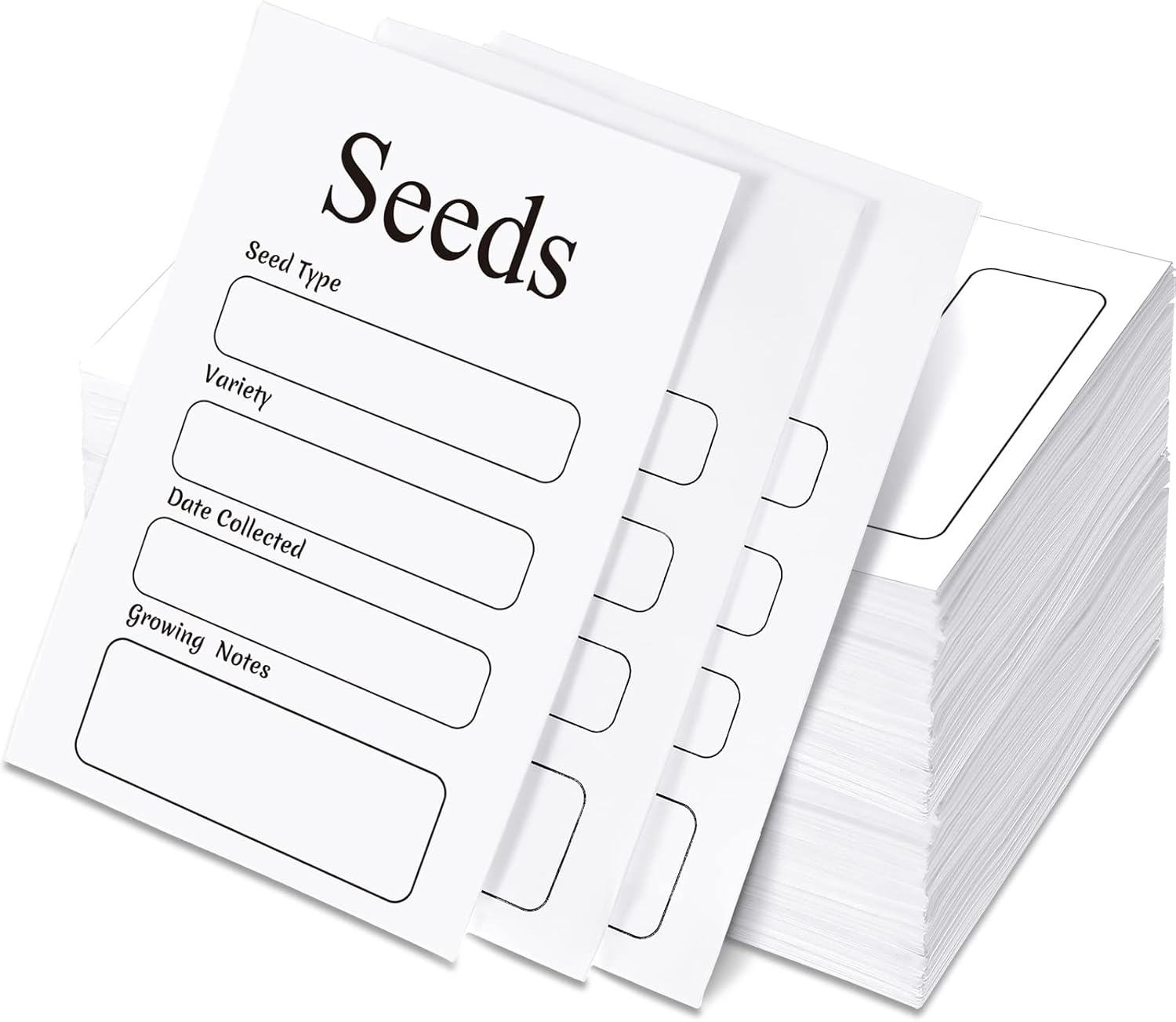 200 Pcs Seed Envelopes Resealable Self Sealing Seed