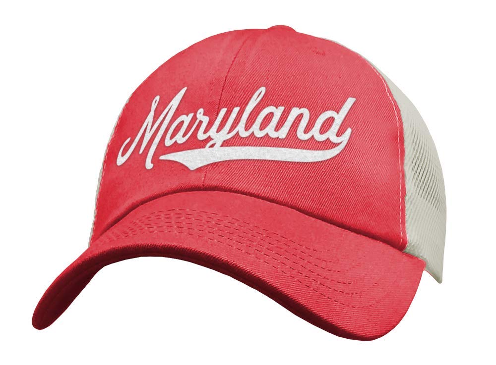 State of Maryland Trucker Hat Baseball 