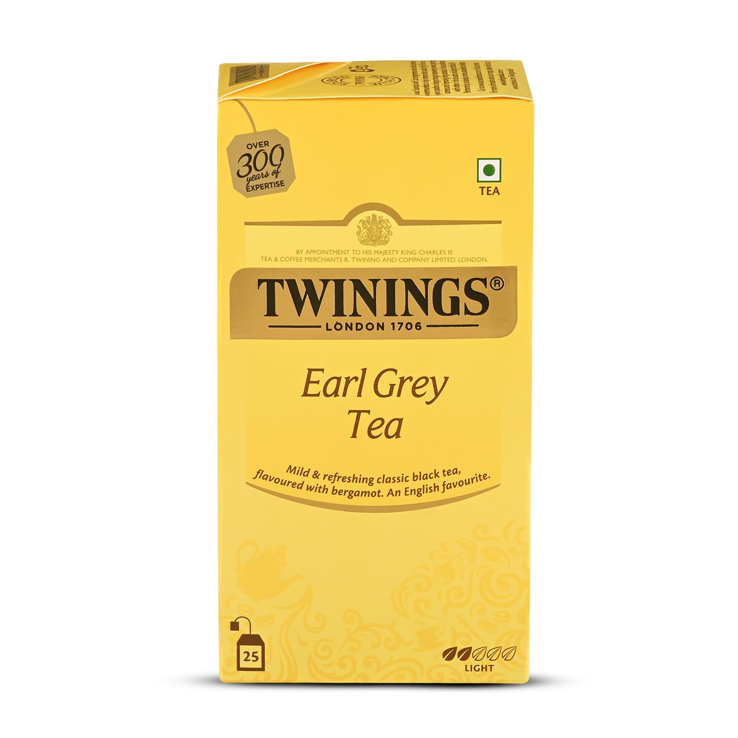 Twinings Earl Grey Tea, 25 Tea Bags| Pack of 1| English Classic Range| Premium Black Tea| Light Strength| With Citrusy Notes of Bergamot|Mild & Refreshing Flavour| Enjoy as Hot or Iced Tea-picture-22