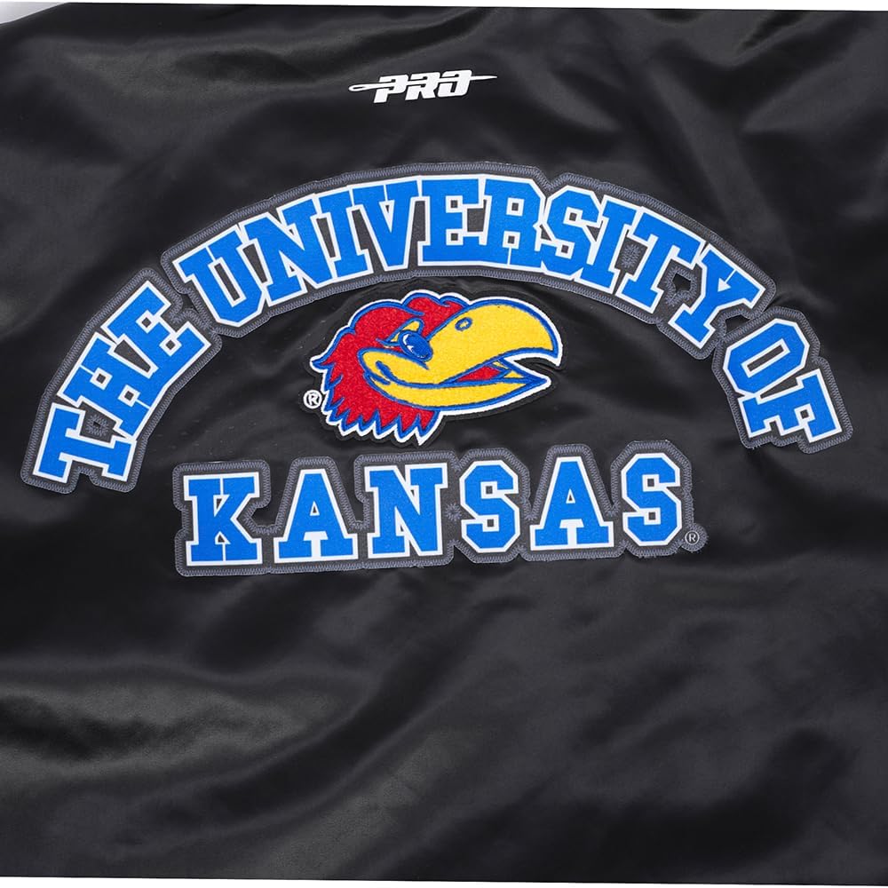 Pro Standard NCAA mens Mens College Classic Chenille Satin Jacket - Image 5