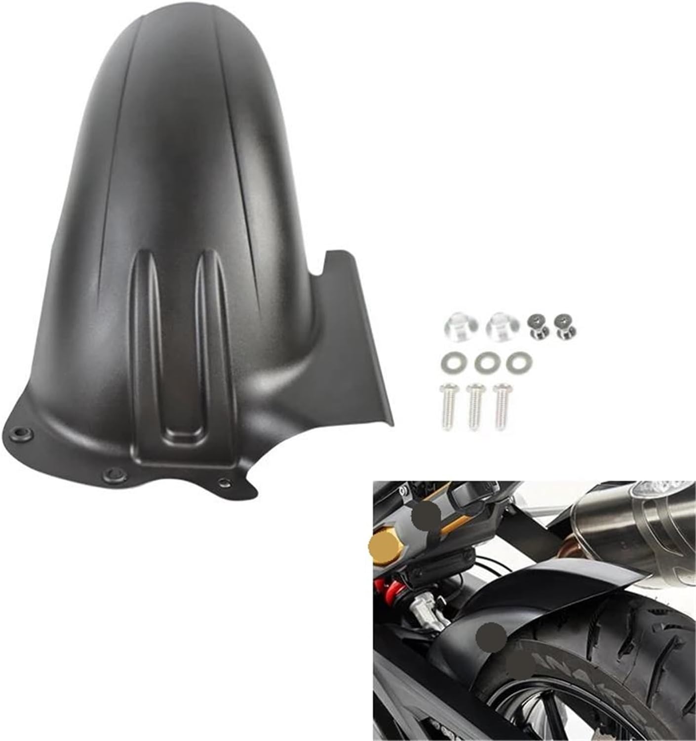 オートバイ用マッドガー オートバイリアフェンダーマッドガードマッドフラップガードカバー のために NC 750S 750X ホイール  スプラッシュマッドガード オートバイリアマッドガードフェンダーマッドホイールハガースプラッシュガードカバー のために F750GS スプラッシュ ... バイクマッドガード オートバイリアマッドガードフェンダーマッドホイールハガースプラッシュガードカバー のために F750GS F85