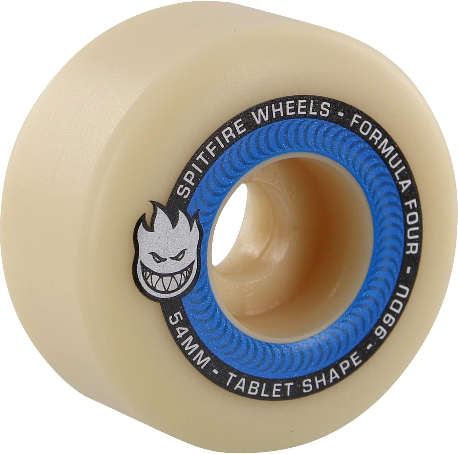 Spitfire Wheels Formula Four Tablets Natural/Blue Skateboard Wheels - 54mm 99a (Set of 4)