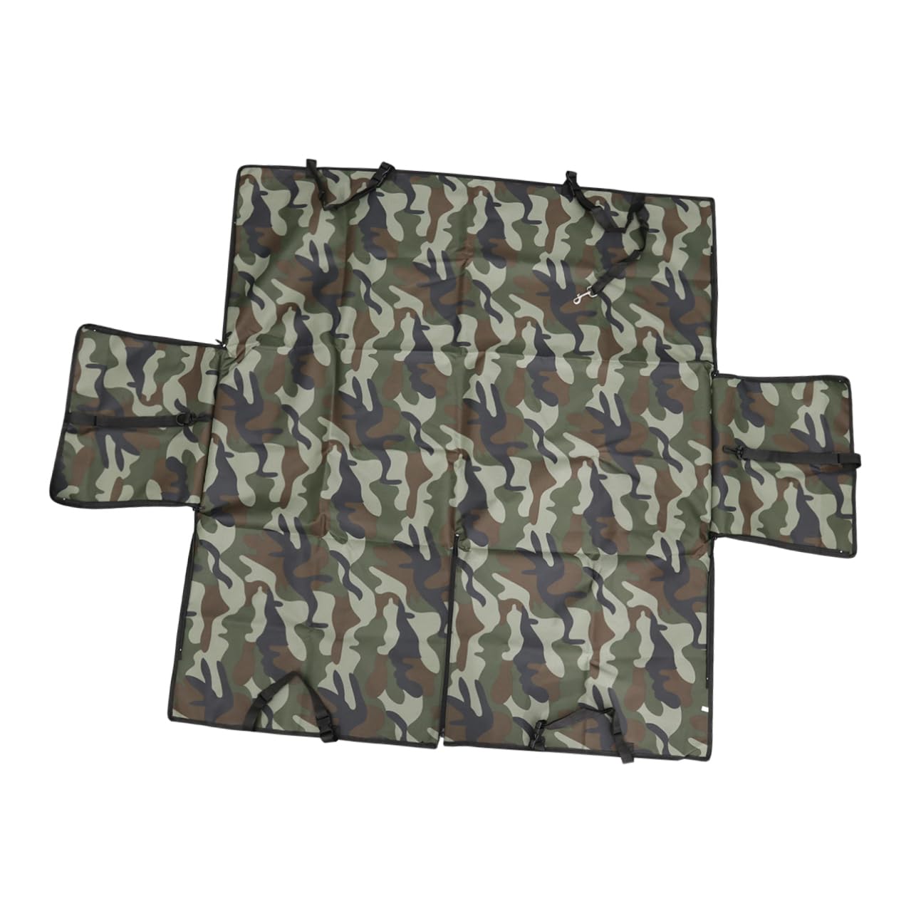 Funda De Coche Perros Hamaca Plegable Protector Asiento Trasero Fácil Limpiar Camuflaje