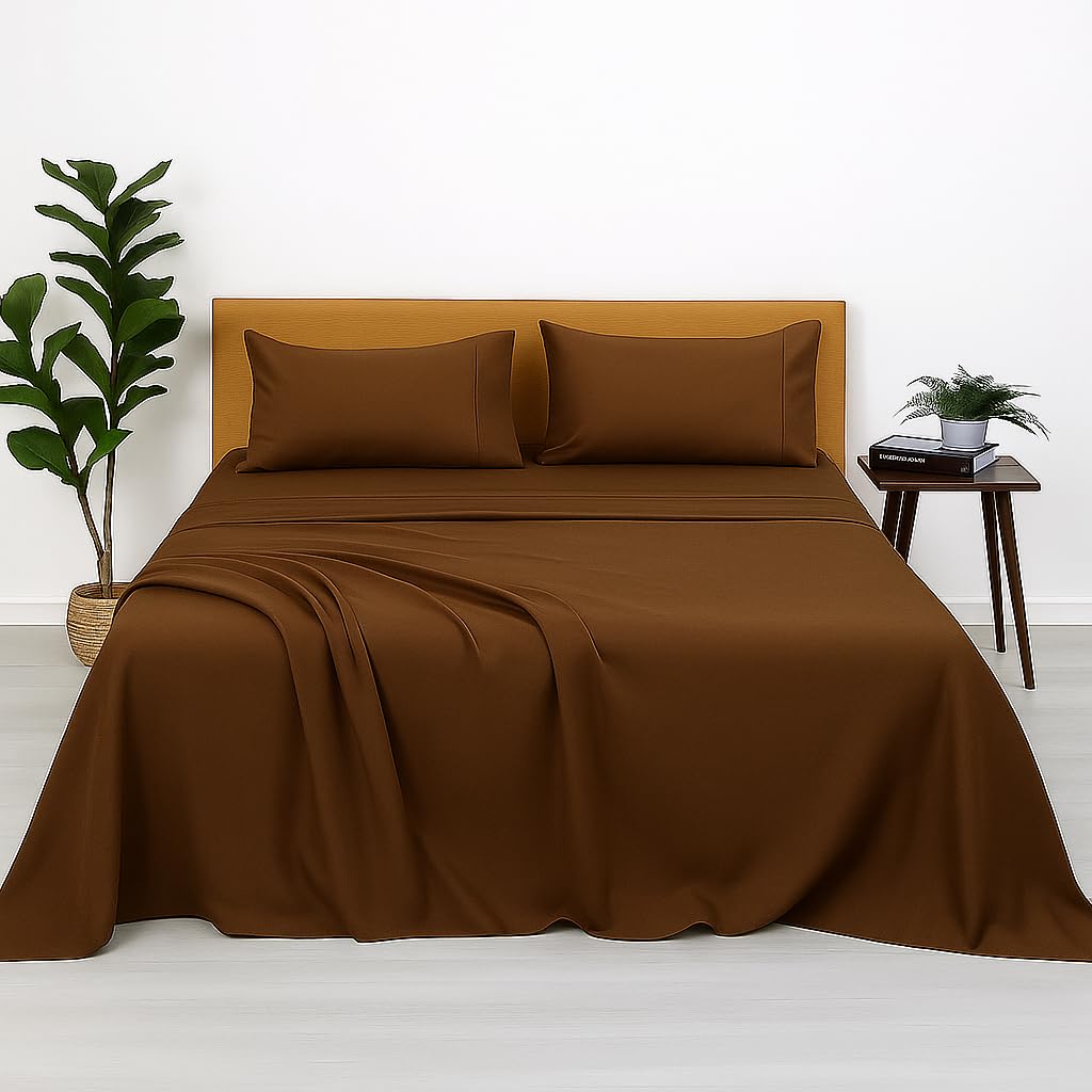 Soft Queen Bedsheets - Dark Grey Microfiber -23