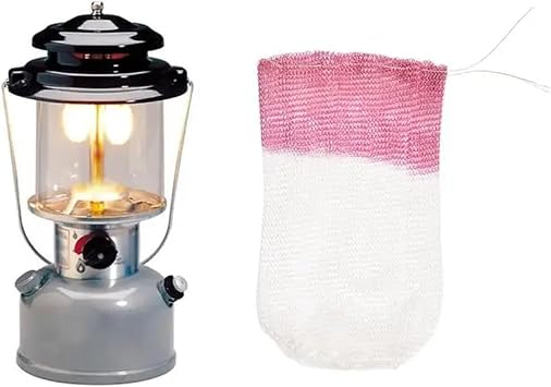 Lantern Mantles 60 Pcs Gas Mantles Glow Body Single-Capped Lamp Wick for Outdoor Petromax Propane Lantern Paraffin for Outdoor Camping Fueled Lighting