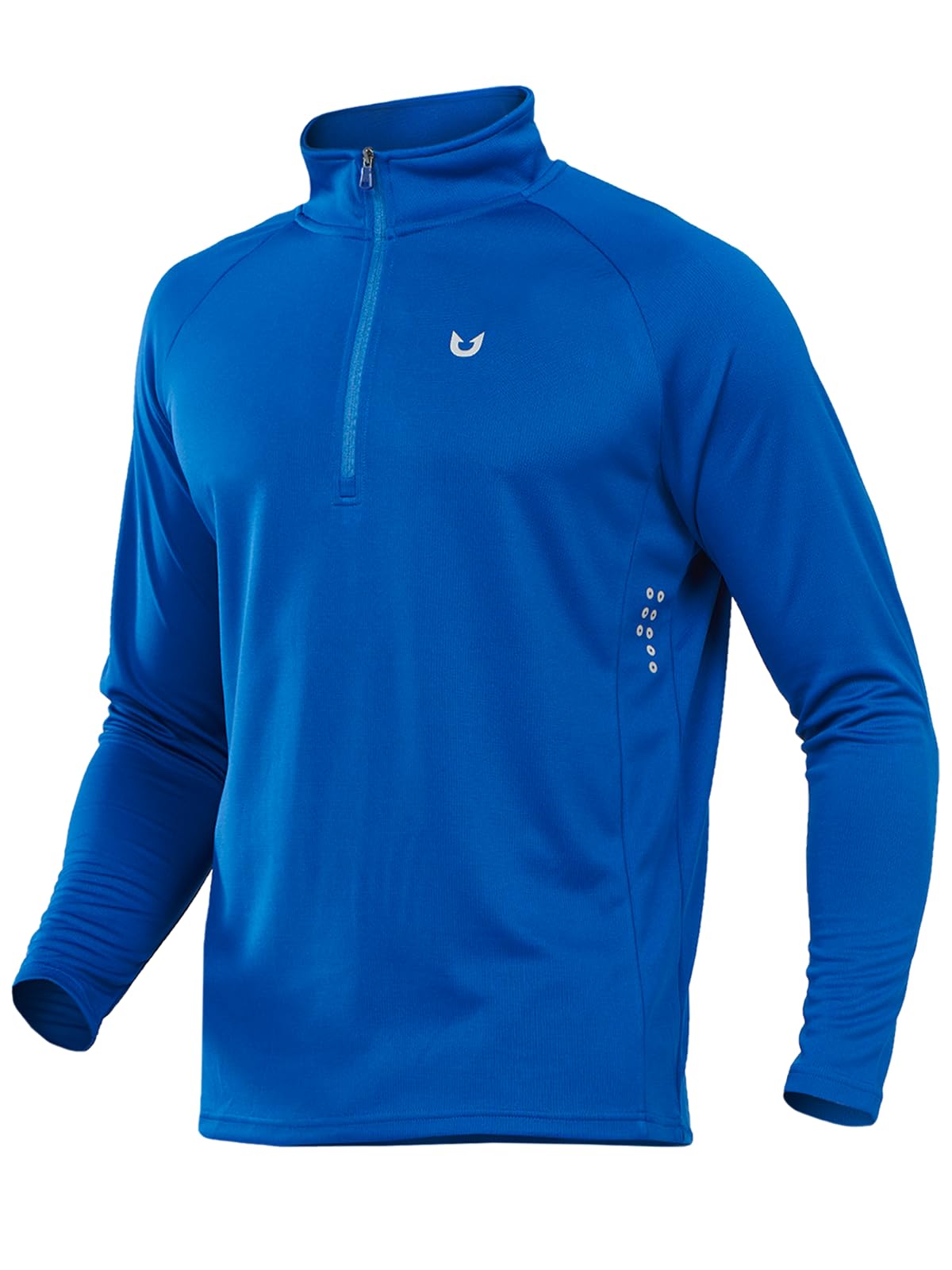 NORTHYARD Men's Quarter Zip Pullover Athletic Running Shirts Long Sleeve