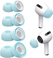 Vista 12 de Almohadillas de repuesto de espuma viscoelástica para AirPods Pro y para AirPods Pro 2, con orificio de reducción de ruido, sin dolor