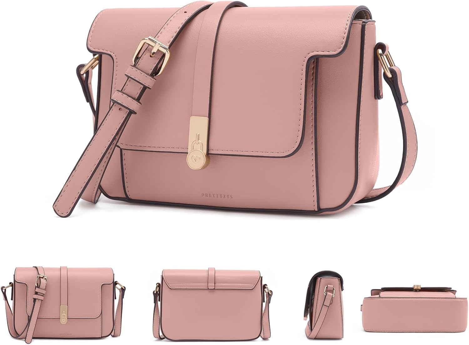 Prettyzys Crossbody Bag for Women，Trendy Small Shoulder Bag Phone Wallet Purse for Women - Image 6