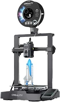 Creality Ender3 V3 KE 3D Printer, Speed 19.7 in/s 500 mm/s for Home Use, Automatic Leveling, Filament Automatic Loading/Unloading, Compatible with FDM PLA/PETG/ABS/TPU/PC/ASA/HIPS, Introductory Version