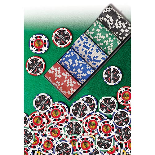 Masterpieces CBL3120 Casino - Nhl Chicago Blackhawks - 100 Piece Poker Chip Set thumb #2