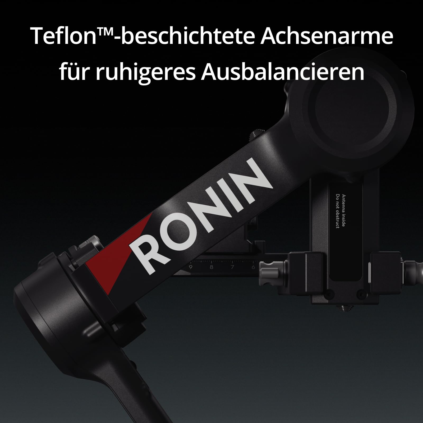 DJI RS 4, 3-Achsen Gimbal-Stabilisator für DSLR- und spiegellose Kameras Canon/Sony/Panasonic/Nikon/Fujifilm, Autom. Achsensperren, 2-Modus-Joystick, Teflon-Achsenarme, Kamera-Gimbal