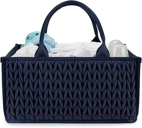 Miniatura 8 de MOMIGO Fahion Mahua - Organizador de pañales para bebé, resistente al agua, cesta de almacenamiento para pañales y toallitas de bebé, organizador