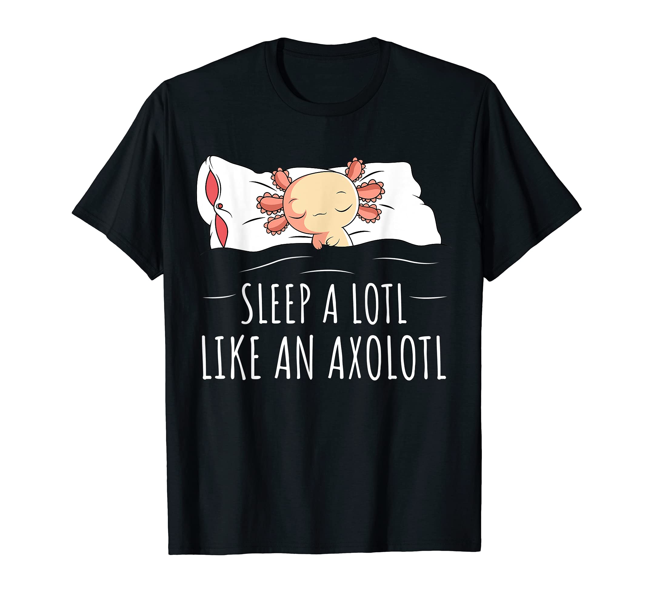 Axolotl Salamander Sleeping Shirt T-Shirt