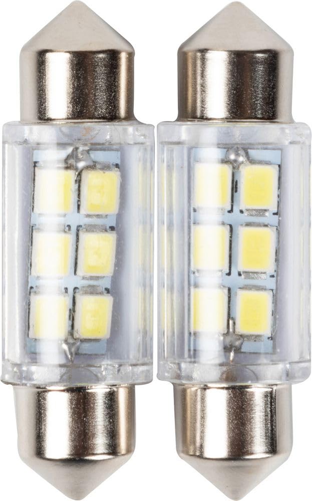 LAMPADINE SILURO 8 LED C10W 12V 10W (2PZ)