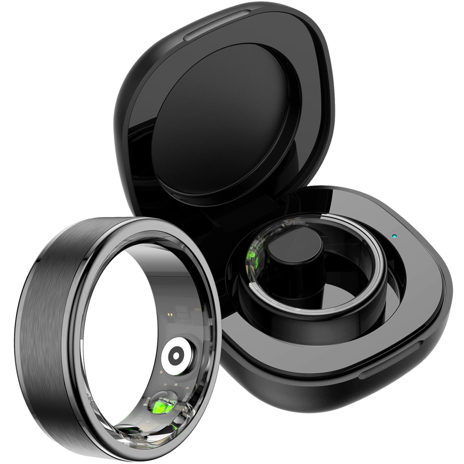 Smart Ring Findtime Con Cardiofrequenzimetro - Tracker Fitness Per Sonno, Sport E Salute Per IOS E Android