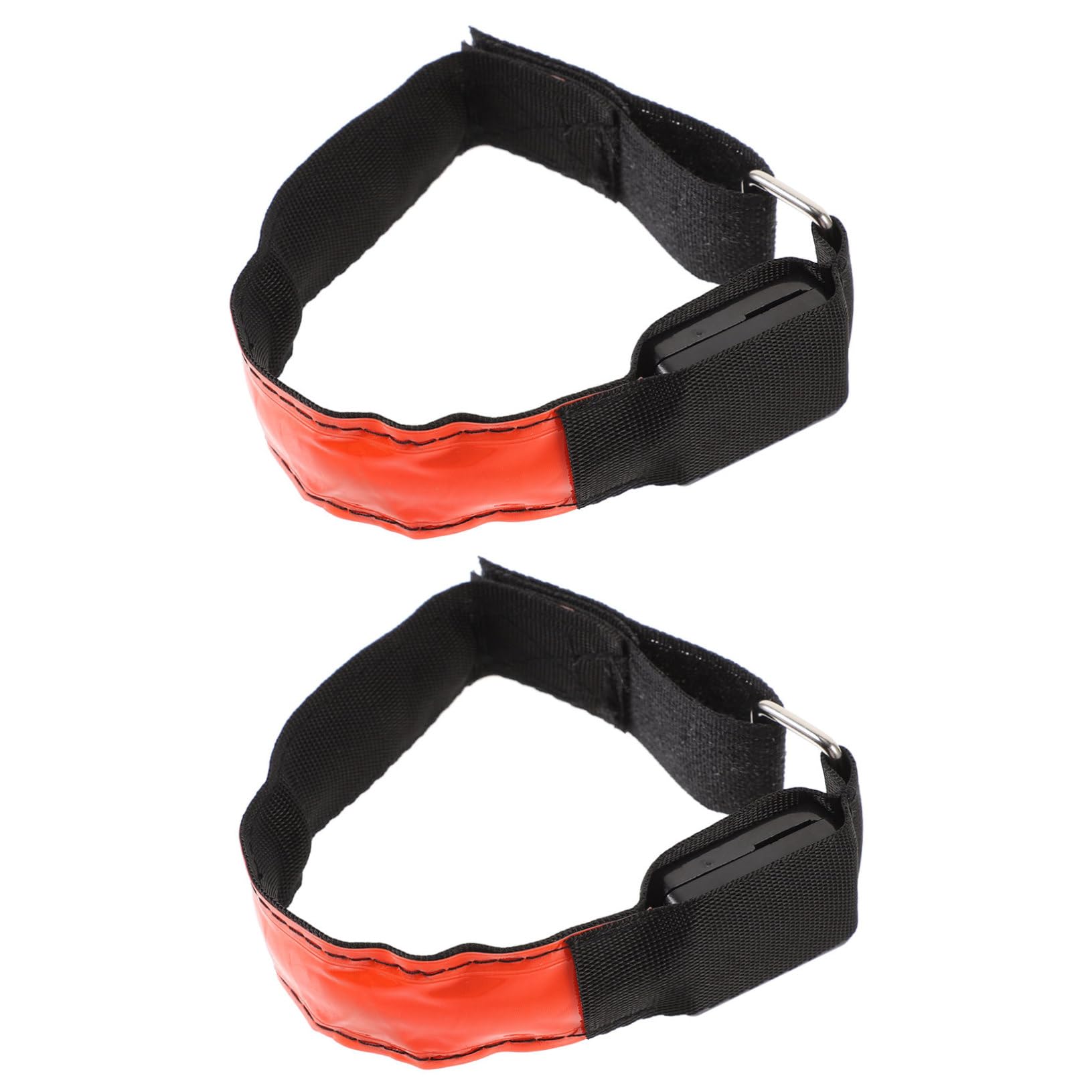 VANZACK 2 Pcs LED Reflective Armband Light for Night Running High Visibility Safety Wristbands for Jogging Cycling Outdoor Sports Easy to Use Multi Application