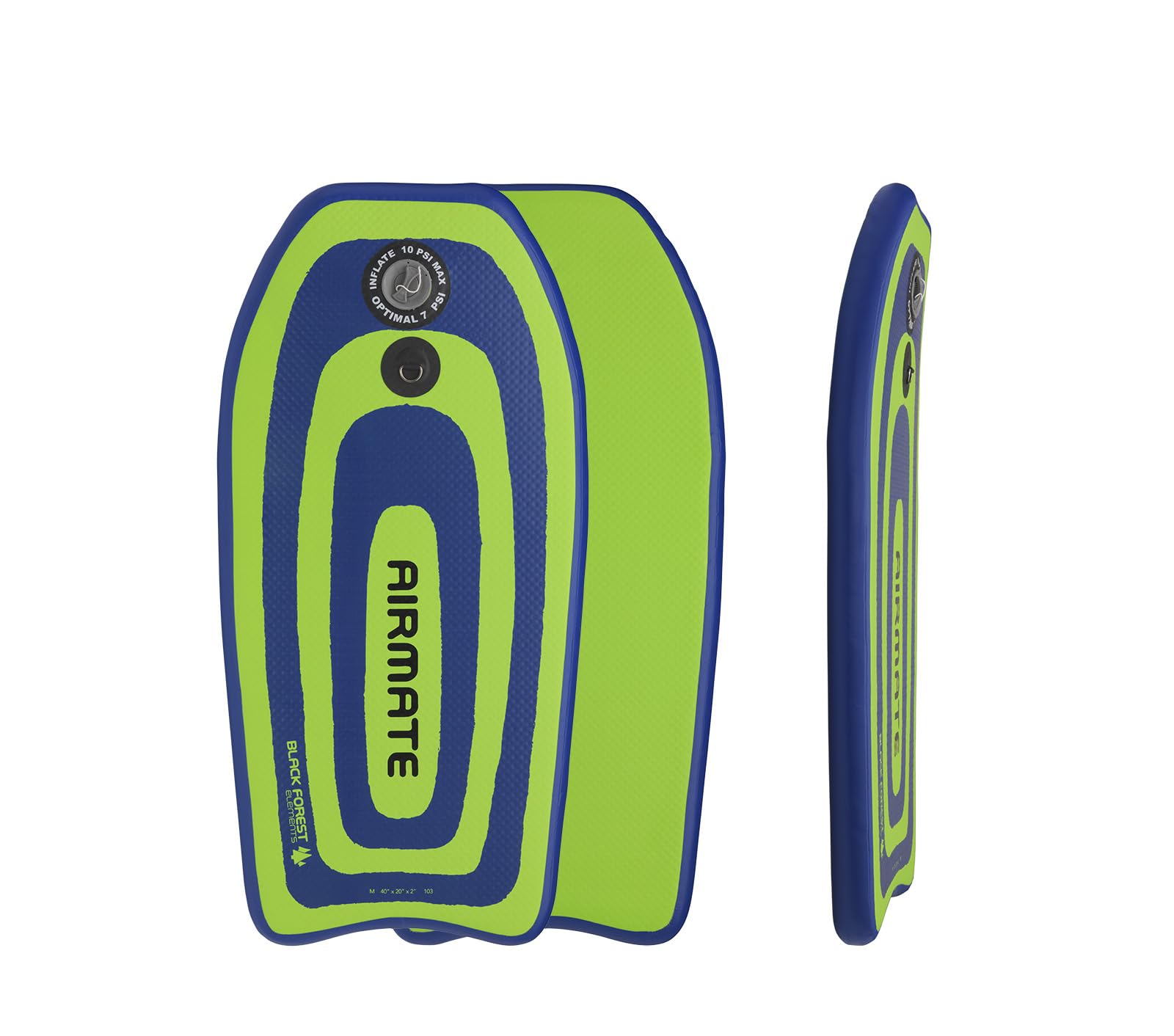 AIRMATE M 40 " Bodyboard Inflatable - Boogieboard aufblasbar - Sportgerät - Für Erwachsene
