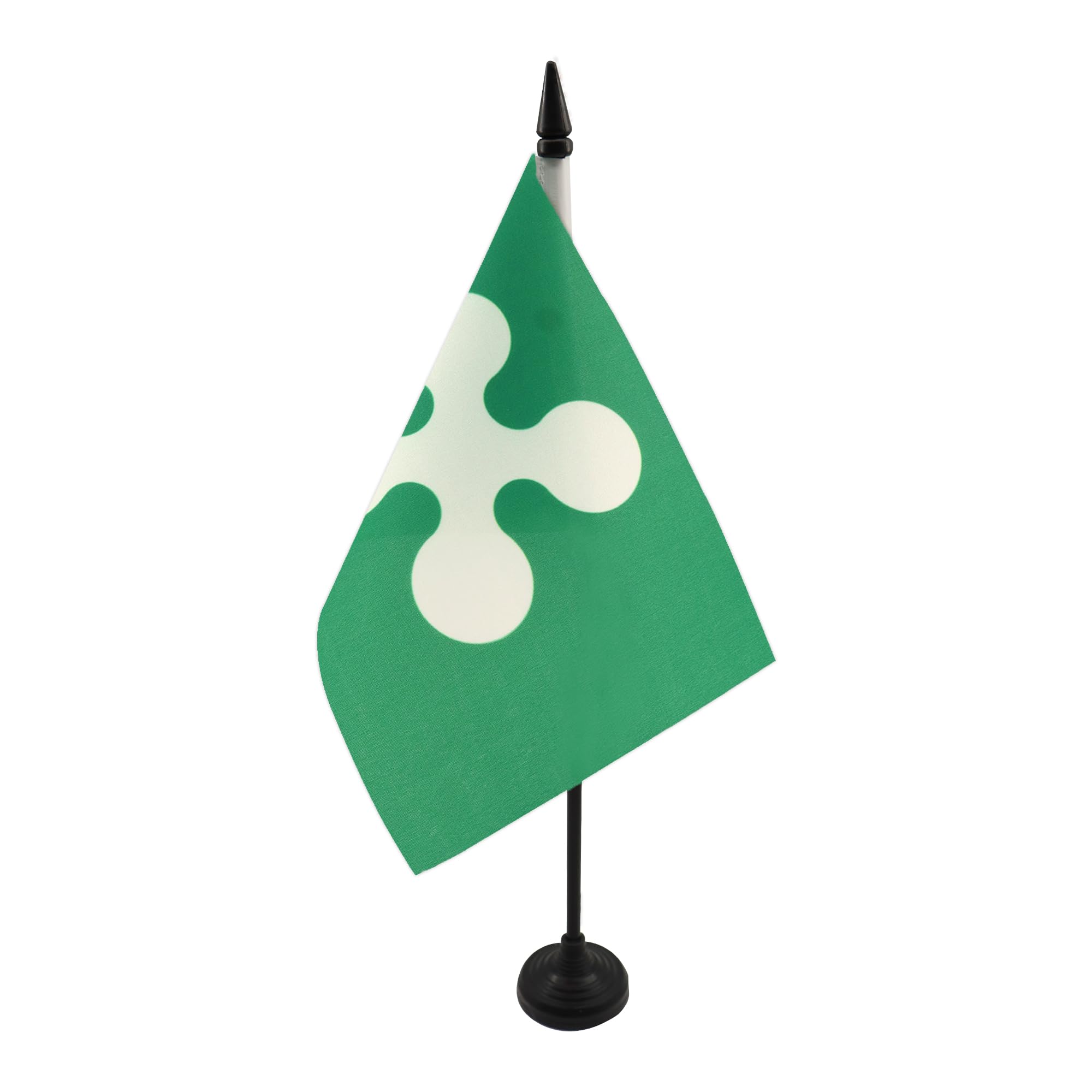 Drapeau de Table Lombardie, 21cm x 14cm