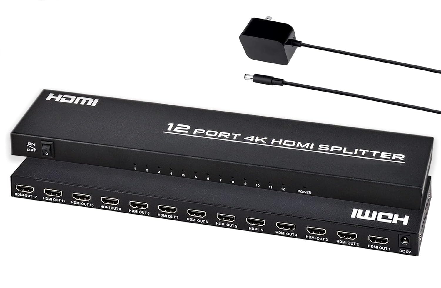 Amazon.com: 4K HDMI Splitter 1 in 12 Out, Powered HDMI Distributor