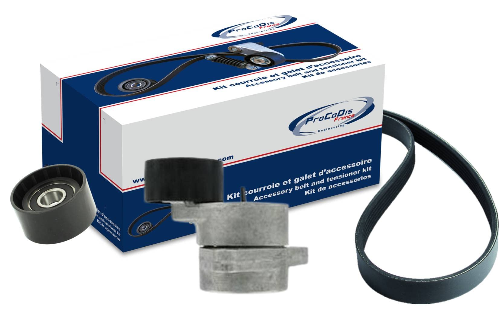 PROCODIS France KGA4061 Kit courroie et galet d'accessoire