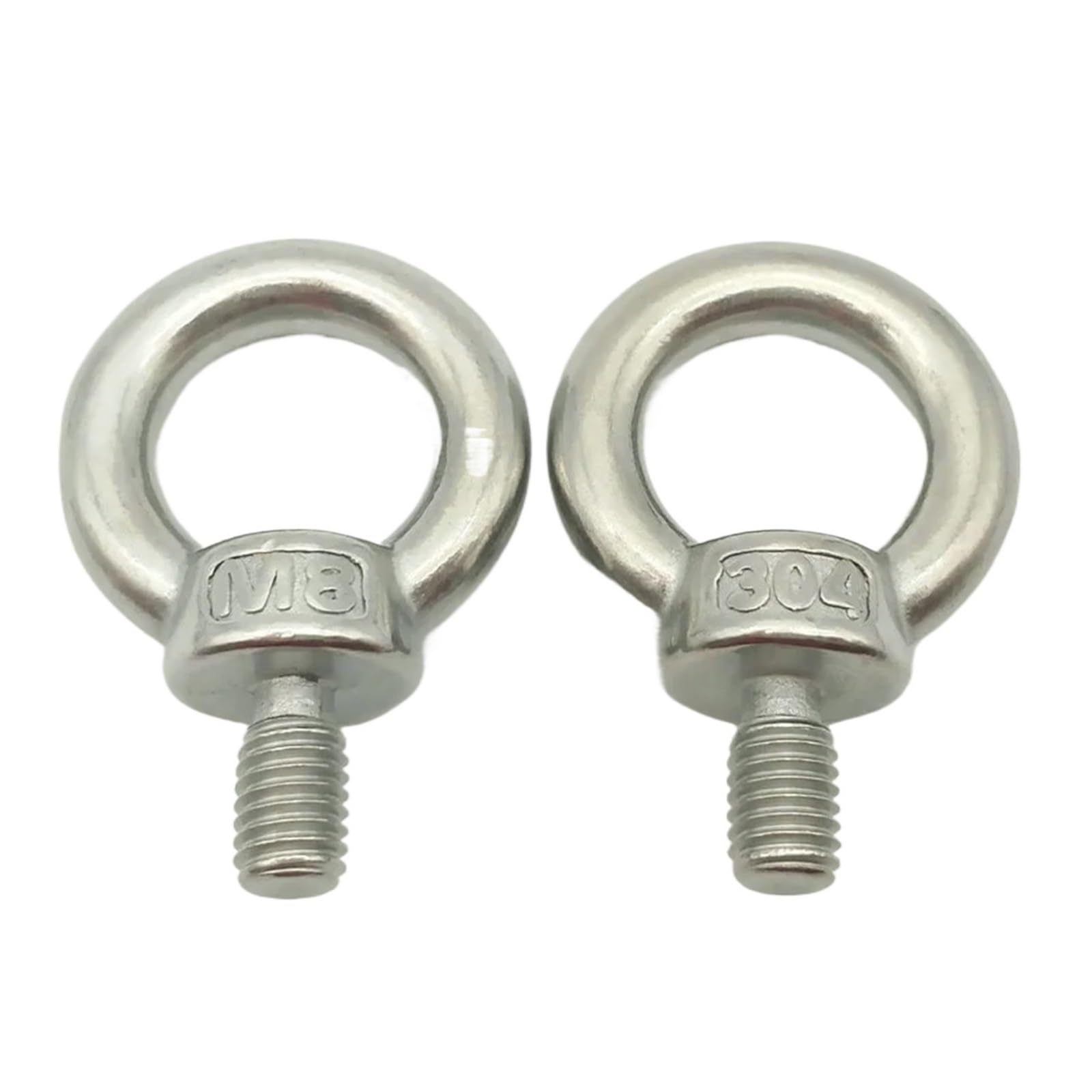 10 viti a occhiello in acciaio inox 304 M8 M10 M12 M14 M16 con filettatura esterna