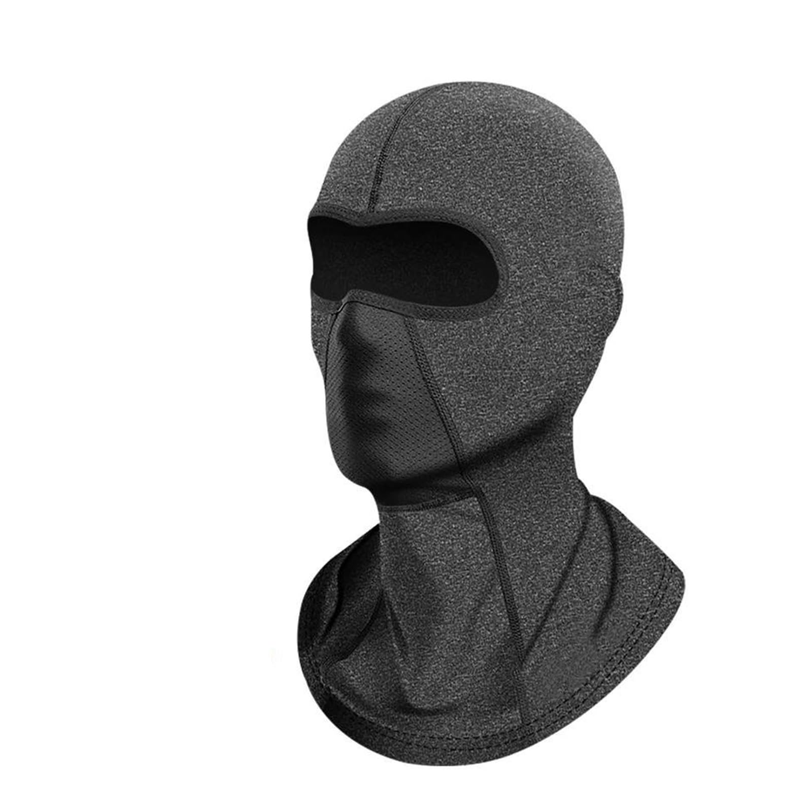 Winddicht Warm Sturmmaske Winddicht Halswärmer Wi Motorrad Reiten Kopfbedeckung Winter Warm Radfahren Hut Wolle Winddicht Mountainbike Skifahren Wandern Motorrad Fahrrad Hut(Grey)