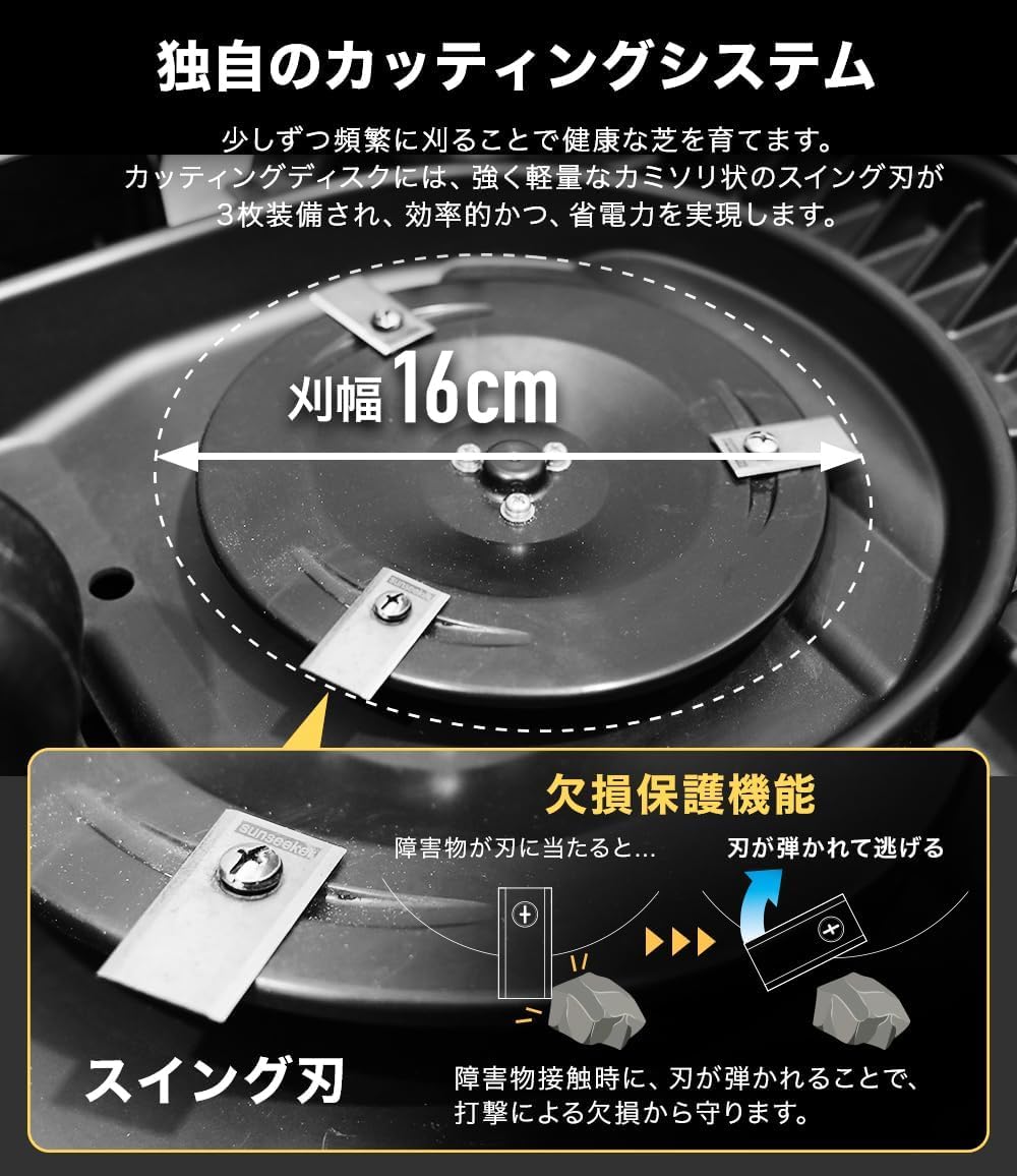 Amazon.co.jp: HAIGE(ハイガー) 全自動ロボット芝刈り機 カルン302