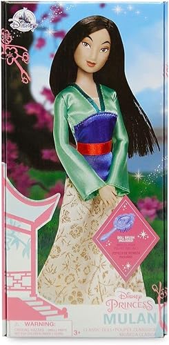 Miniatura 18 de Disney Store - Muñeca clásica oficial de Blancanieves de Blancanieves y los 7 enanos, de 11 ½ pulgadas, incluye cepillo con detalles, totalmente