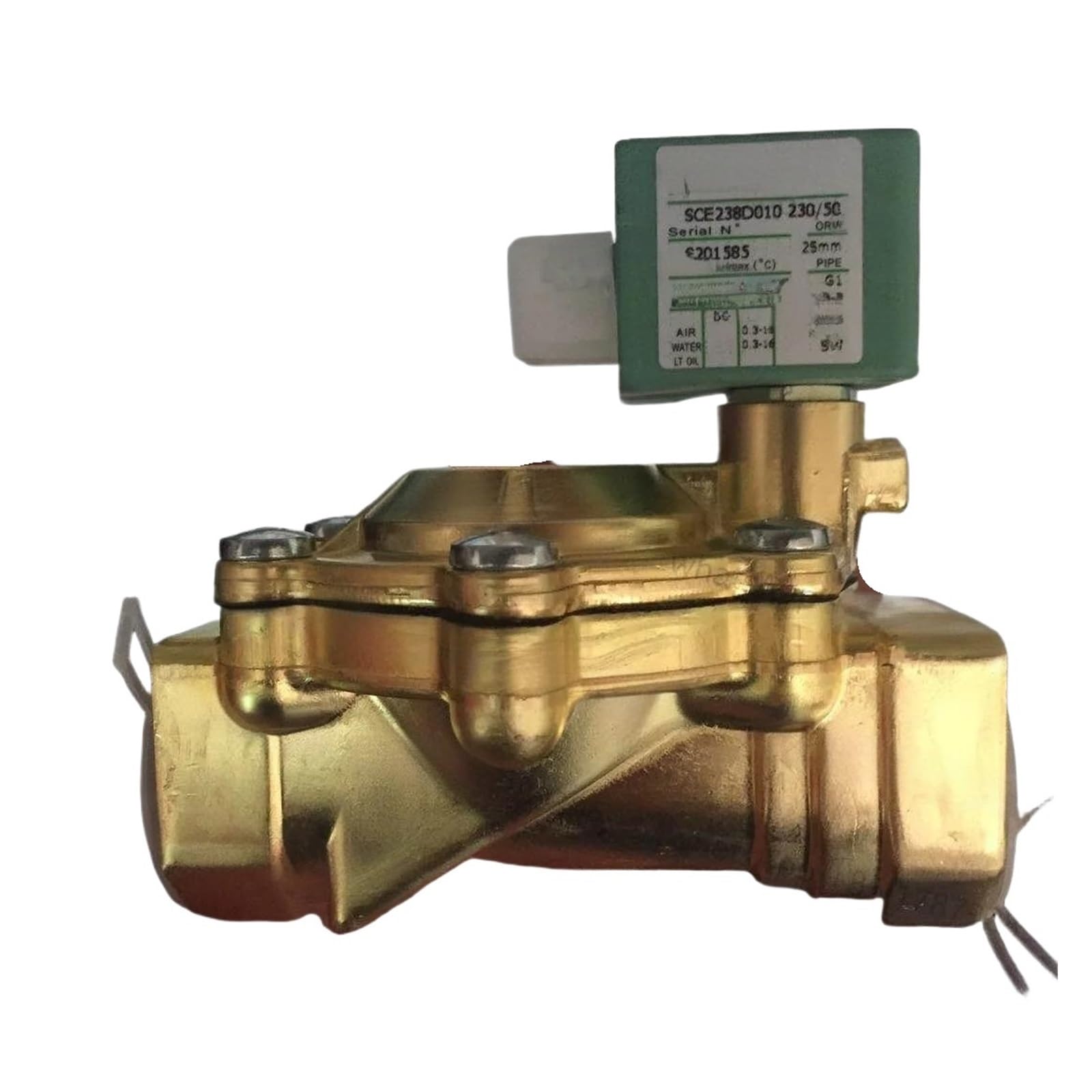 Électrovanne sce238d010 24V DN25 vanne automatique eau et air comprimé