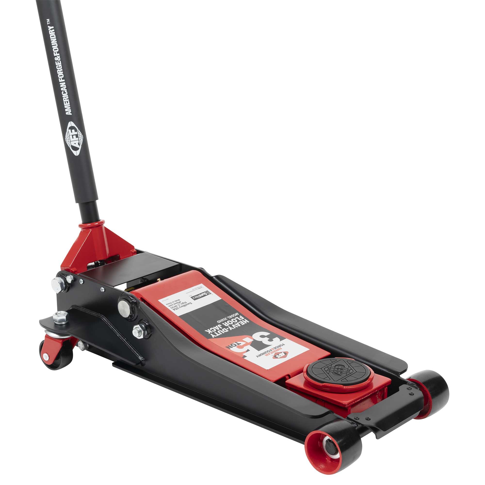 Photo 1 of AFF 3.5 Ton Floor Jack - Low Profile Car Jack with Lightning Lift Hydraulic - Heavy Duty - 2 Piece Handle